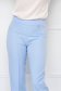 Pantaloni din stofa usor elastica albastru-deschis lungi evazati cu talie inalta - StarShinerS 4 - StarShinerS.ro