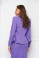 Sacou din stofa usor elastica mov cambrat cu peplum - StarShinerS 7 - StarShinerS.ro