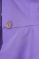 Purple jacket slightly elastic fabric short cut tented with frilled waist - StarShinerS 5 - StarShinerS.com