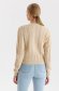 Beige cardigan knitted loose fit with v-neckline 3 - StarShinerS.com