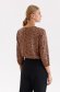 Nude women`s blouse thin fabric loose fit with rounded cleavage 3 - StarShinerS.com
