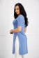 Lightblue t-shirt lycra long with rounded cleavage - StarShinerS 4 - StarShinerS.com