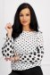 Bluza dama din georgette cu croi larg si maneci bufante - Lady Pandora 1 - StarShinerS.ro