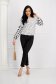 Women`s blouse georgette loose fit with puffed sleeves 5 - StarShinerS.com
