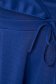 Rochie din crep albastra pana la genunchi in clos cu aplicatii cu sclipici - StarShinerS 6 - StarShinerS.ro