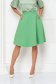 Lightgreen skirt cloche midi with pockets slightly elastic fabric - StarShinerS 2 - StarShinerS.com