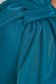 Turquoise dress slightly elastic fabric midi pencil bow accessory one shoulder - StarShinerS 6 - StarShinerS.com