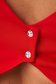 Red dress midi cloche elastic cloth v back neckline - StarShinerS 6 - StarShinerS.com