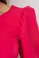 Fuchsia dress midi cloche elastic cloth v back neckline - StarShinerS 4 - StarShinerS.com