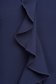 Dark blue dress slightly elastic fabric short cut loose fit with ruffle details - StarShinerS 5 - StarShinerS.com