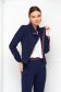 Dark blue cardigan crepe with easy cut lateral pockets - StarShinerS 1 - StarShinerS.com