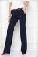 Pantaloni din crep bleumarin lungi evazati cu buzunare - StarShinerS 3 - StarShinerS.ro