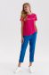 Tricou din bumbac roz cu croi larg - Top Secret 2 - StarShinerS.ro