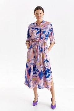 Dress cloche with elastic waist thin fabric