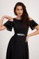 Asymmetrical Long Black Chiffon Dress with Cut-out Shoulders - StarShinerS 6 - StarShinerS.com