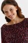 Bluza dama din georgette neagra cu croi larg - Top Secret 4 - StarShinerS.ro