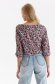 Black women`s blouse georgette loose fit neckline 3 - StarShinerS.com