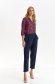 Bluza dama din georgette albastru-inchis cu croi larg si decolteu in v - Top Secret 1 - StarShinerS.ro