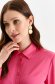 Camasa dama din material satinat roz cu croi larg - Top Secret 4 - StarShinerS.ro