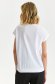 White t-shirt loose fit with graphic details 2 - StarShinerS.com