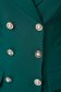 Green dress elastic cloth with v-neckline blazer type - StarShinerS 6 - StarShinerS.com