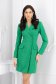 Green dress elastic cloth with v-neckline blazer type - StarShinerS 1 - StarShinerS.com