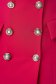 Pink Fabric Blazer Dress with Straight Cut - StarShinerS 6 - StarShinerS.com