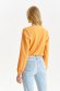Bluza dama din material reiat portocalie petrecuta cu croi larg - Top Secret 3 - StarShinerS.ro
