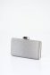 Geanta dama tip clutch argintie cu aplicatii cu sclipici 2 - StarShinerS.ro