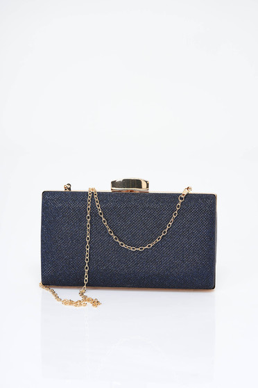 Bags, Dark blue bag with glitter details - StarShinerS.com