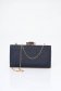 Navy blue clutch bag for women with glitter applications 1 - StarShinerS.com