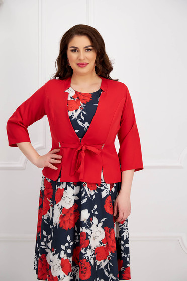 Plus Size Dresses, Dress cloche midi georgette with floral print - StarShinerS.com