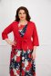Set pentru femei din georgette midi in clos cu imprimeu floral 2 - StarShinerS.ro