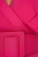 Rochie din neopren roz tip creion cu volanase si accesoriu tip curea 6 - StarShinerS.ro