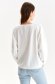 Bluza dama din material elastic alba cu croi larg si maneci lungi cu imprimeu floral - Top Secret 3 - StarShinerS.ro