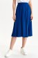 Blue skirt thin fabric midi pleated cloche with elastic waist 2 - StarShinerS.com