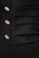 Rochie din crep neagra tip creion crapata pe picior cu nasturi decorativi - StarShinerS 6 - StarShinerS.ro