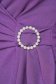 - StarShinerS purple dress crepe pencil high shoulders wrap over front 6 - StarShinerS.com