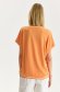 Orange women`s blouse thin fabric loose fit with v-neckline 3 - StarShinerS.com