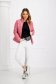 Pink jacket short cut thin fabric from slicker straight 4 - StarShinerS.com