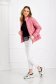 Pink jacket short cut thin fabric from slicker straight 5 - StarShinerS.com