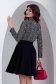 Women`s blouse from veil fabric ruffled collar loose fit 2 - StarShinerS.com