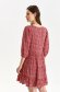 Rochie din material subtire rosie scurta cu croi larg si maneci bufante - Top Secret 4 - StarShinerS.ro
