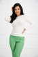 Ivory women`s blouse lycra tented high shoulders - StarShinerS 1 - StarShinerS.com