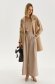 Nude coat elastic cloth loose fit with pockets 6 - StarShinerS.com