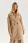 Nude coat elastic cloth loose fit with pockets 2 - StarShinerS.com