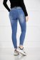 Blue jeans skinny jeans high waisted accessorized with belt 3 - StarShinerS.com