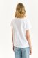 White t-shirt slightly elastic cotton loose fit short sleeves 3 - StarShinerS.com