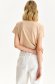 Beige t-shirt slightly elastic cotton loose fit with rounded cleavage 3 - StarShinerS.com