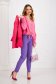 Ladies' pink georgette blouse with loose fit and puffy sleeves - SunShine 5 - StarShinerS.com